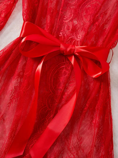 Viktoria | Spitzen Body mit tiefem Ausschnitt