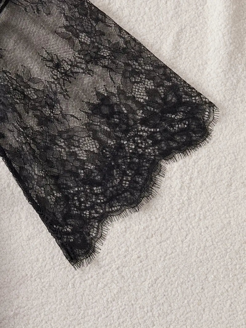 Viktoria | Spitzen Body mit tiefem Ausschnitt