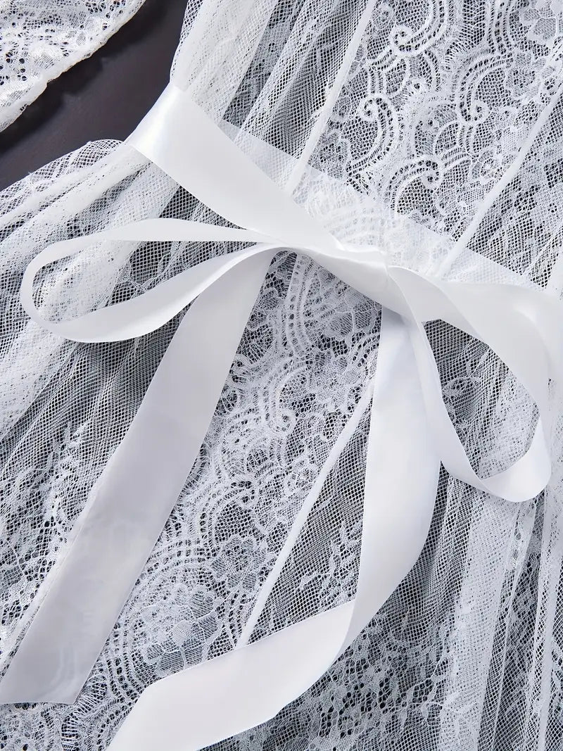 Viktoria | Spitzen Body mit tiefem Ausschnitt