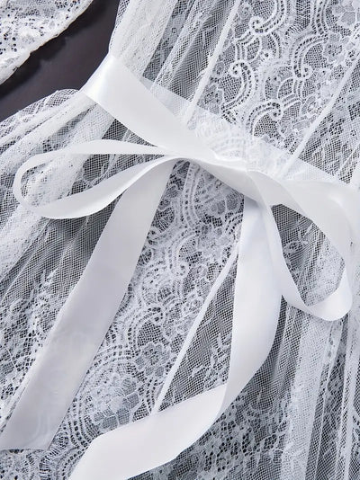 Viktoria | Spitzen Body mit tiefem Ausschnitt