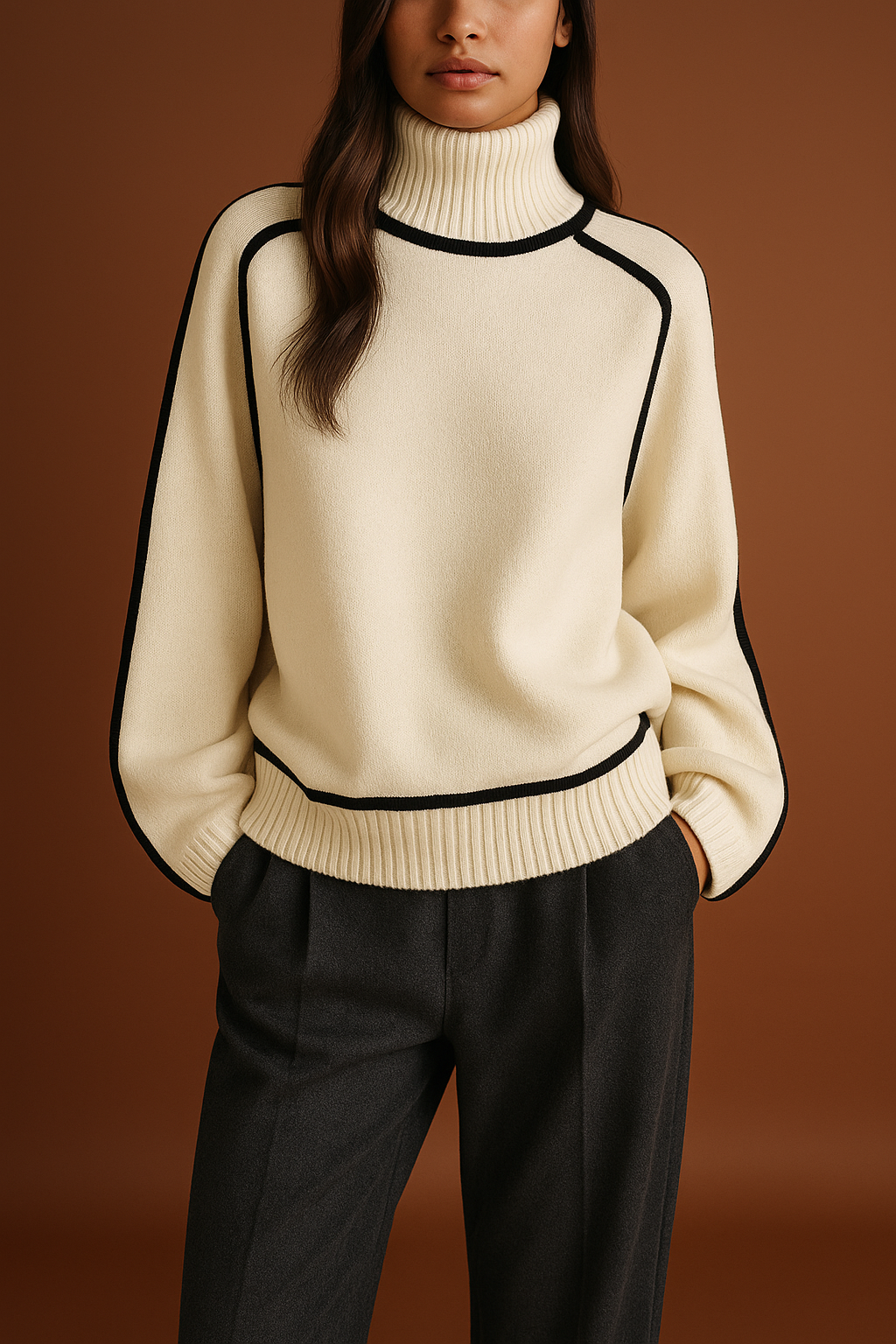 Josefa | Damenpullover mit Rollkragen