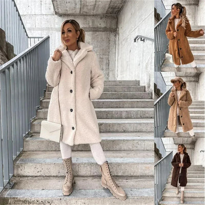 Lea | Teddyjacke – Wärme trifft auf pure Eleganz