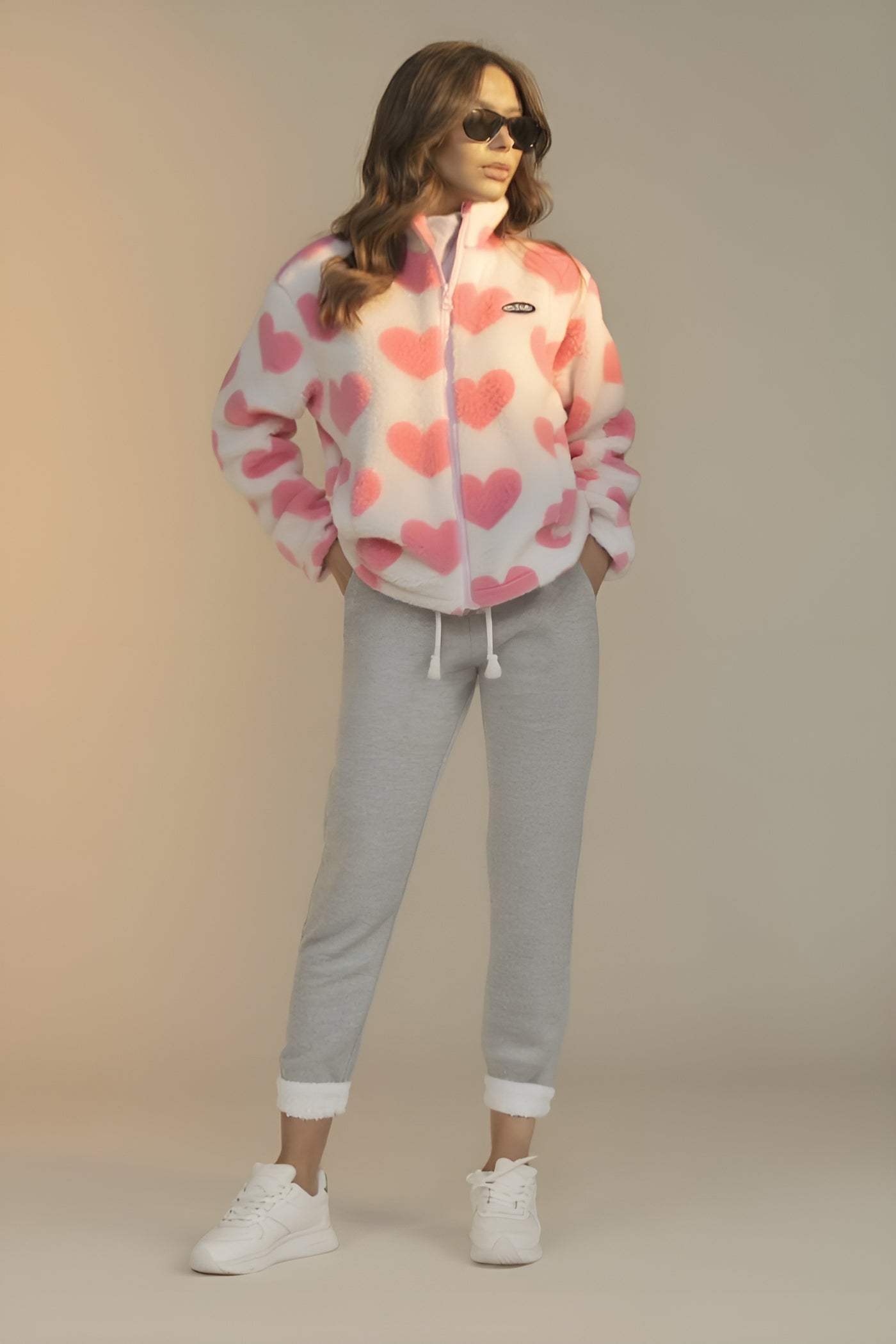 Katharina | Wendejacke mit Herzmuster